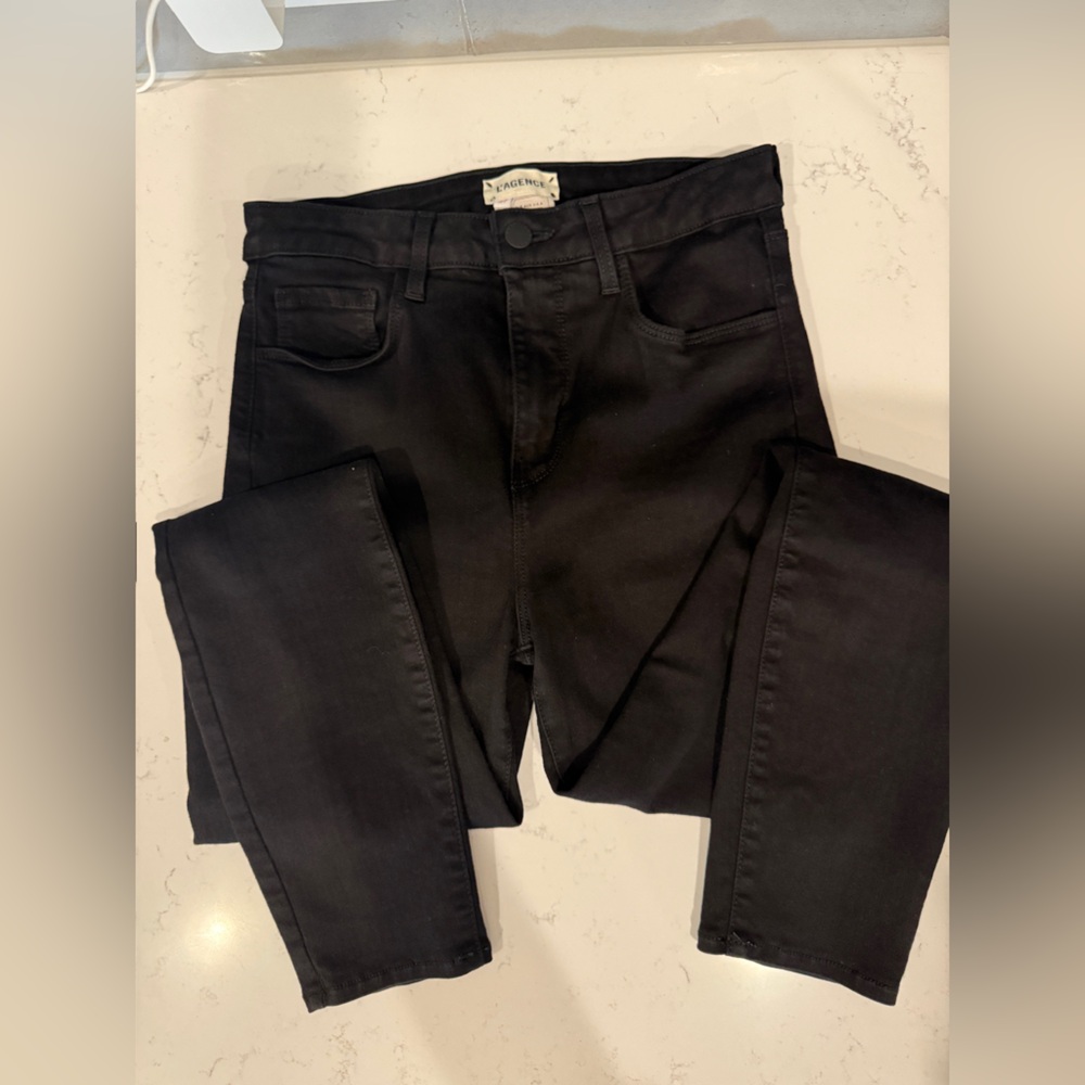 L'AGENCE Black Denim Women Jeans